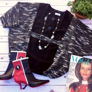 Julia Oversized Boucle Tunic - Winter Lagenlook